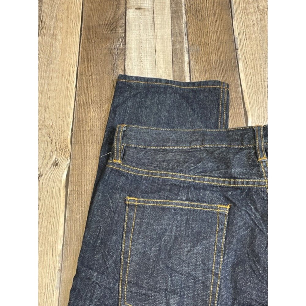 Billionaire Boys Club Men 34 x 32 Dark Wash Blue Jeans Astronaut Smart Cut Denim - Picture 3 of 11